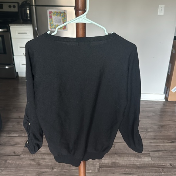 Brand new black sweater with button details - Picture 4 of 4